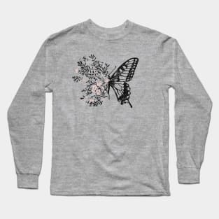 Chic Butterfly Long Sleeve T-Shirt